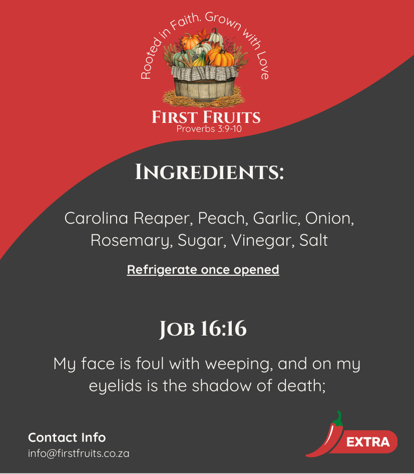 weeping sorrows – carolina reaper sauce weeping sorrows – carolina reaper sauce